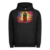 Pigment Black america our lady of guadalupe Urban Hoodie - JahusDesignShop