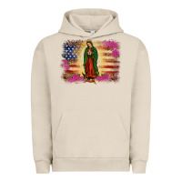 Pigment French Oak america our lady of guadalupe Urban Hoodie - JahusDesignShop