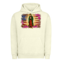 Pigment Pistachio america our lady of guadalupe Urban Hoodie - JahusDesignShop