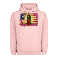 Pigment Salmon america our lady of guadalupe Urban Hoodie - JahusDesignShop