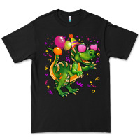Black birthday t rex pink Premium Tee - CowGirlArtShop