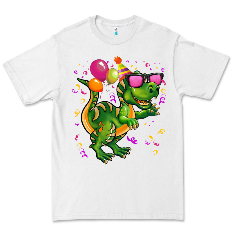 Birthday T Rex Pink Premium Tee by CowGirlArtShop | Teevron