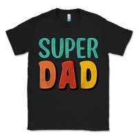Black super dad Classic Tee - Artiststas