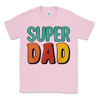 Bubblegum Pink super dad Classic Tee - Artiststas