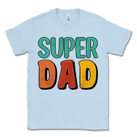 Dusty Blue super dad Classic Tee - Artiststas