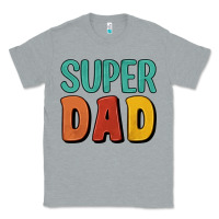 Heather Grey super dad Classic Tee - Artiststas