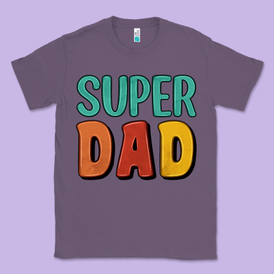 Super Dad Classic Tee Designed By Artiststas