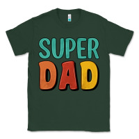 Sports Green super dad Classic Tee - Artiststas