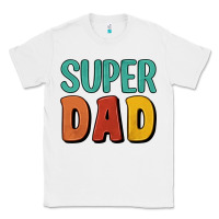 White super dad Classic Tee - Artiststas