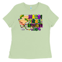 Matcha mardi gras drinking team margaritas Ladies Tee - CowGirlArtShop