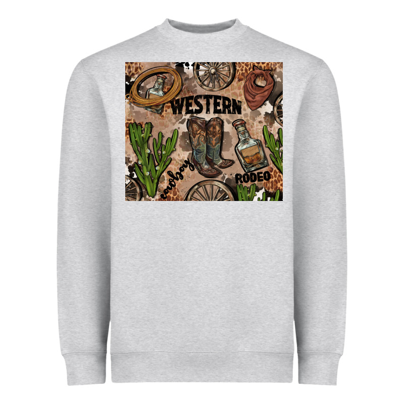 Western Rodeo Heavyweight Sweatshirt by AdoDesignShop | Teevron