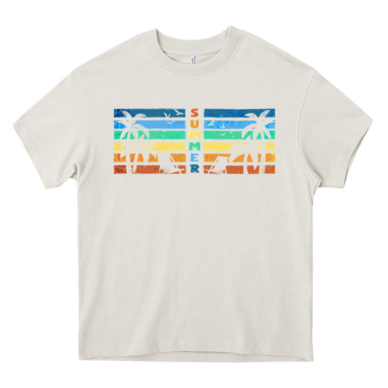 Retro Summer Heavy Core Tee by TumblerDesignByShophia | Teevron