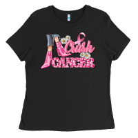 Black crush cancer Ladies Tee - CowGirlArtShop