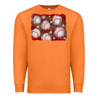 Carrot baseball christmas background Premium Sweatshirt - AdoDesignShop