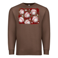Chestnut baseball christmas background Premium Sweatshirt - AdoDesignShop