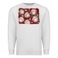 Oatmeal Heather baseball christmas background Premium Sweatshirt - AdoDesignShop