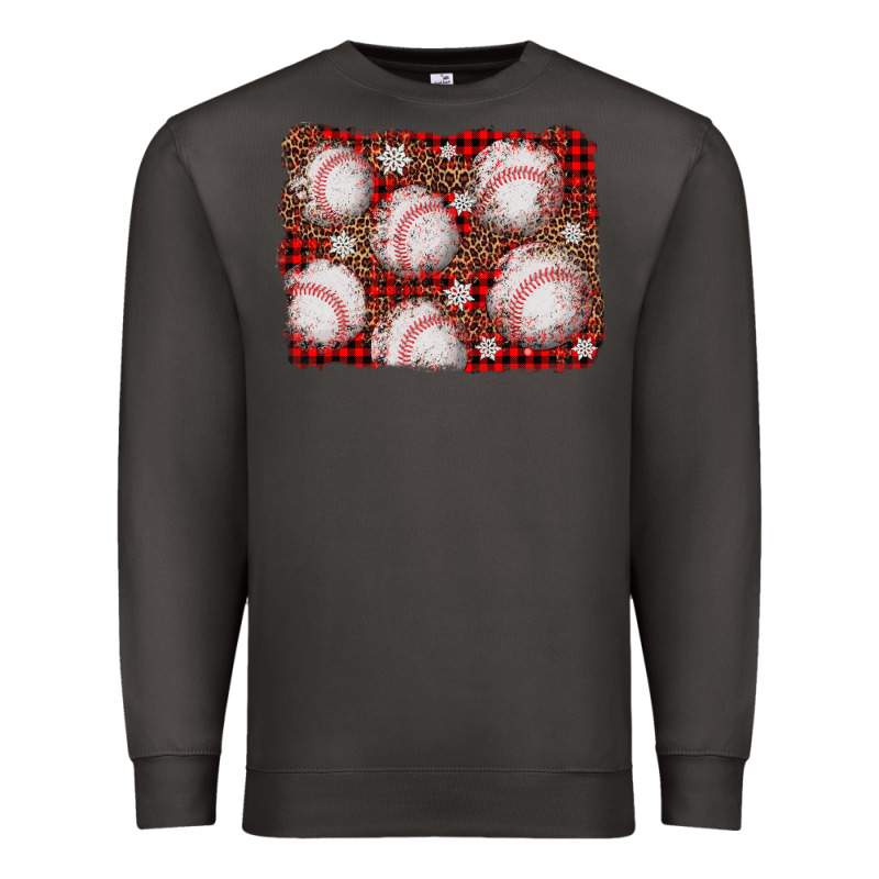 Baseball Christmas Background Premium Sweatshirt by AdoDesignShop | Teevron