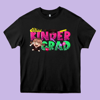 Miss Kinder Grad Heavy Core Tee Designed By Ranaportraitstore