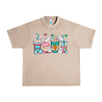 French Oak Easter bunnies coffee cups Urban Heavy Tee - OliviaCreatesArt