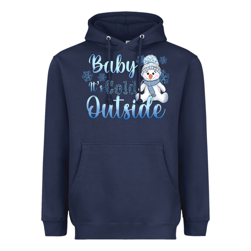 Baby It's Cold Outside Heavyweight Hoodie by AdoDesignShop | Teevron