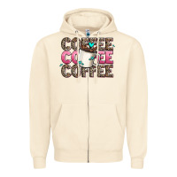 Sandshell coffee coffee coffee Zipper Hoodie - AdoDesignShop