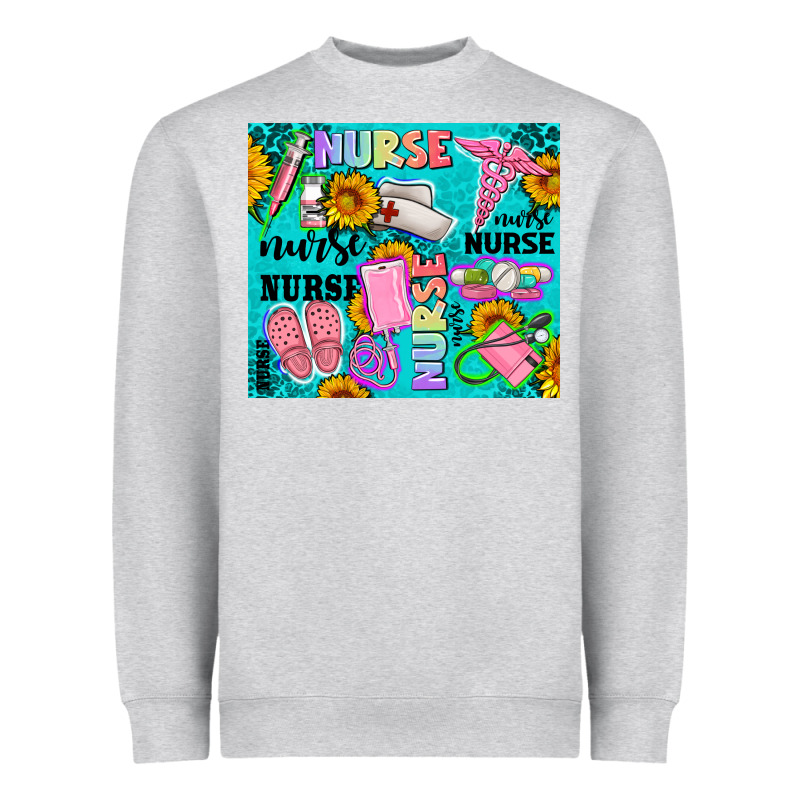 Western Nurse Heavyweight Sweatshirt by AdoDesignShop | Teevron