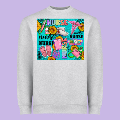 Western Nurse Heavyweight Sweatshirt Designed By Adodesignshop