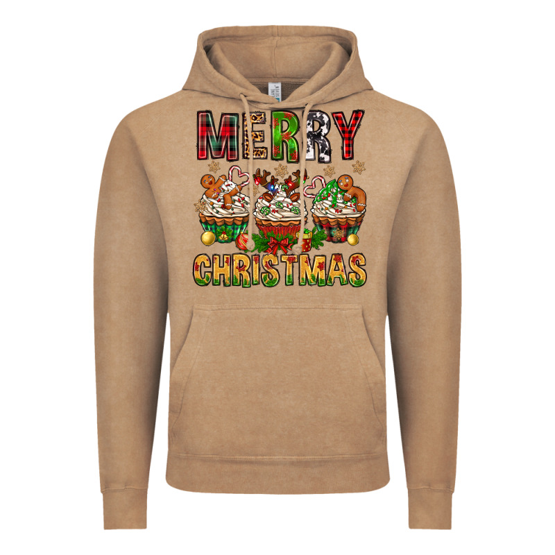 Merry Christmas With Cupcake Bbs Vintage Hoodie by BundleAndBundleShop | Teevron