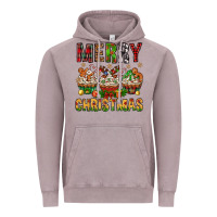 Vintage Zinc merry christmas with cupcake bbs Vintage Hoodie - BundleAndBundleShop