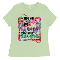 Matcha Not all angels have wings Ladies Tee - CowGirlArtShop