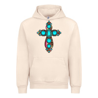 Sandshell gemstone cross Urban Hoodie - JahusDesignShop