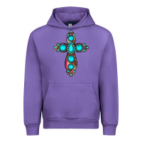 Tulip gemstone cross Urban Hoodie - JahusDesignShop