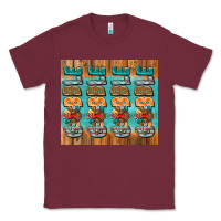 Burgundy gobble gobble gobble Classic Tee - Jasminsmagicworld