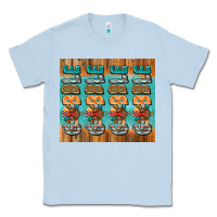 Dusty Blue gobble gobble gobble Classic Tee - Jasminsmagicworld