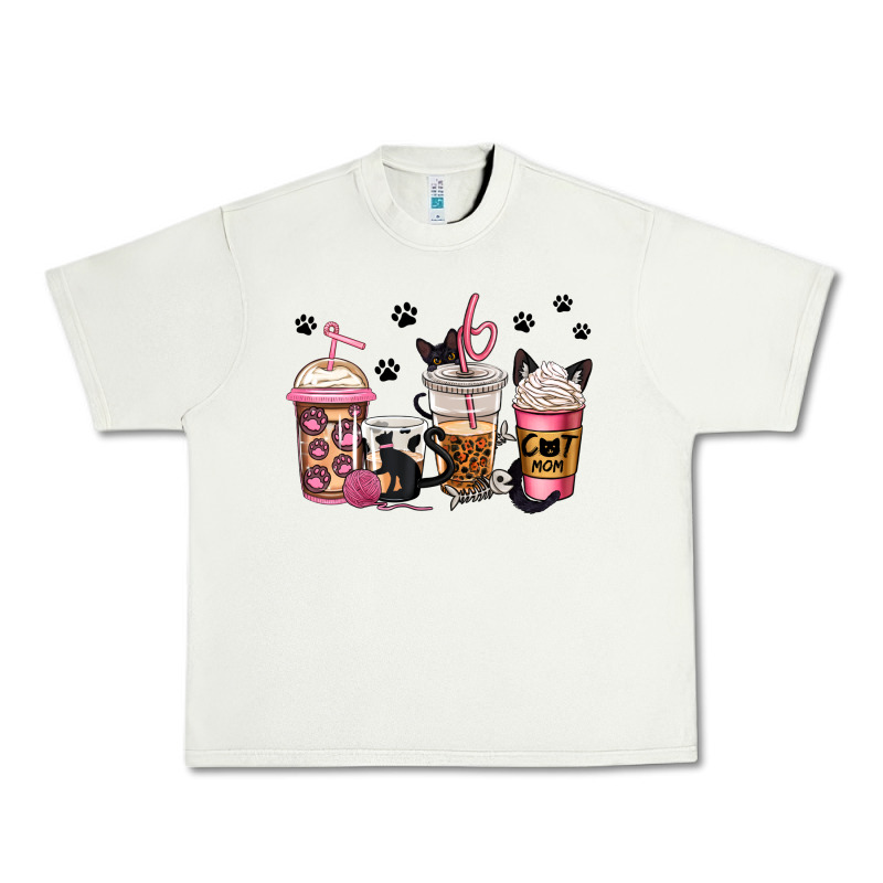 Cat Mom Coffee Urban Heavy Tee by Jasminsmagicworld | Teevron