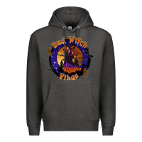 Charcoal Heather bad witch vibes Premium Hoodie - SublimationCraftShop