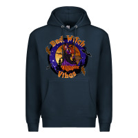 Navy bad witch vibes Premium Hoodie - SublimationCraftShop