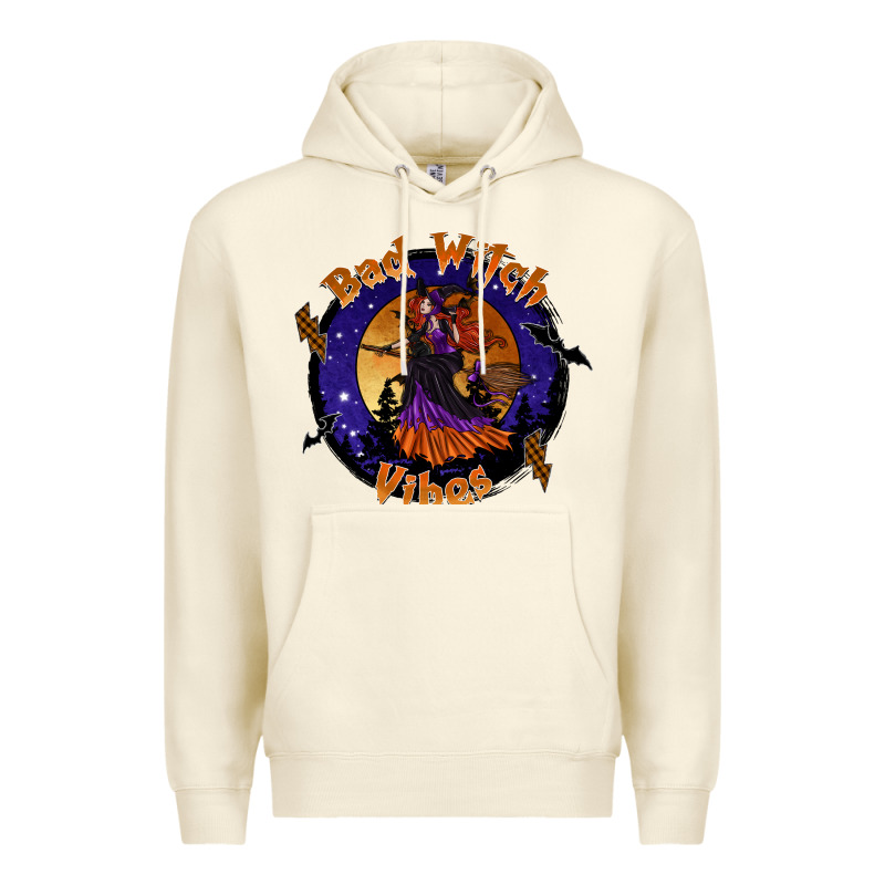 Bad Witch Vibes Premium Hoodie by SublimationCraftShop | Teevron
