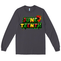 Smoke juneteenth Long Sleeve Tee - FaDigitalArtStudio