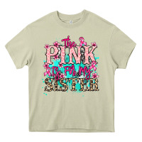 Mossy The pink is for my sister Cancer Awareness Heavy Core Tee - HowdyJamesFarm