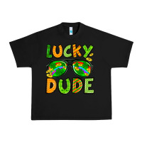 Black St. Patrick's Lucky dude Urban Heavy Tee - OliviaCreatesArt