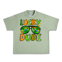 Oil Green St. Patrick's Lucky dude Urban Heavy Tee - OliviaCreatesArt