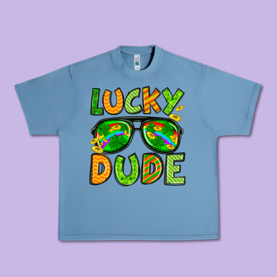 St. Patrick's Lucky Dude Urban Heavy Tee Designed By Oliviacreatesart