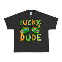 Pigment Black St. Patrick's Lucky dude Urban Heavy Tee - OliviaCreatesArt