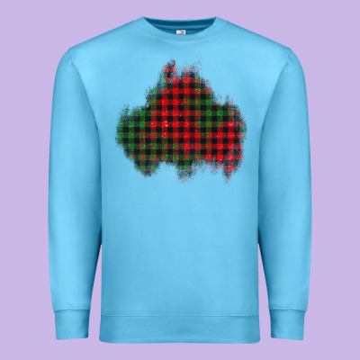Christmas Glitter Patch Premium Sweatshirt Designed By Adodesignshop