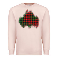 Pale Pink christmas glitter patch Premium Sweatshirt - AdoDesignShop