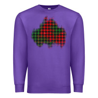 Purple christmas glitter patch Premium Sweatshirt - AdoDesignShop