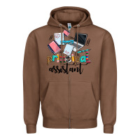 Chestnut principal assistant Zipper Hoodie - AdoDesignShop