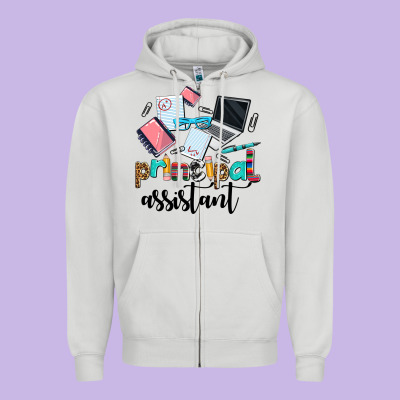 Principal Assistant Zipper Hoodie Designed By Adodesignshop
