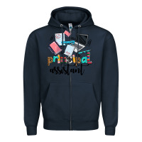 Navy principal assistant Zipper Hoodie - AdoDesignShop